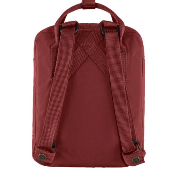Fjallraven Kanken Mini Backpack Deep Maroon Adjustable Outdoorsy - Picture 2 of 5